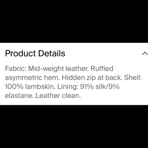 Alexander Wang deconstructed leather skirt - Picture 7 of 11